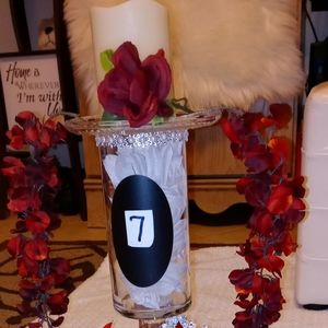 Glass vase flower arrangements